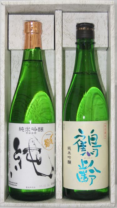 〆張鶴純・鶴齢純米吟醸720ml2本セット